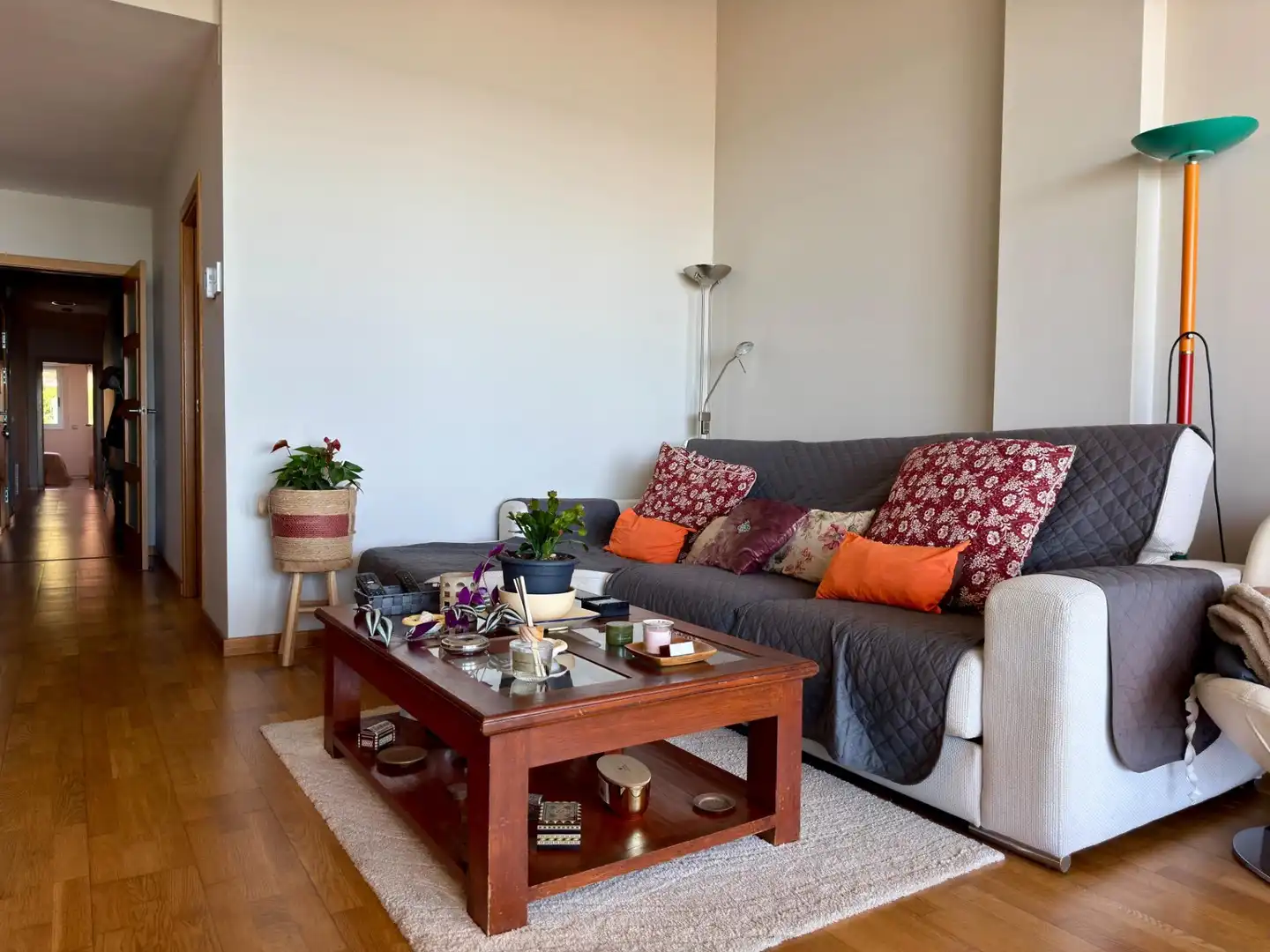 Sala d'estar de Apartament en venda en Cubelles amb Aire condicionat, Calefacció i Parquet