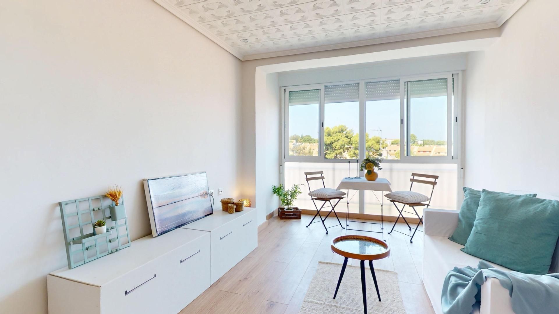Sala d'estar de Pis en venda en Godella amb Parquet