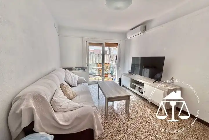 Sala de estar de Piso en venta en Barcelona con Aire acondicionado, Calefacción y Terraza