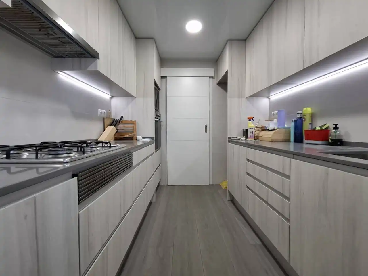 Küche von Wohnung zum Verkauf in Rubí mit Klimaanlage, Heizung und Balkon