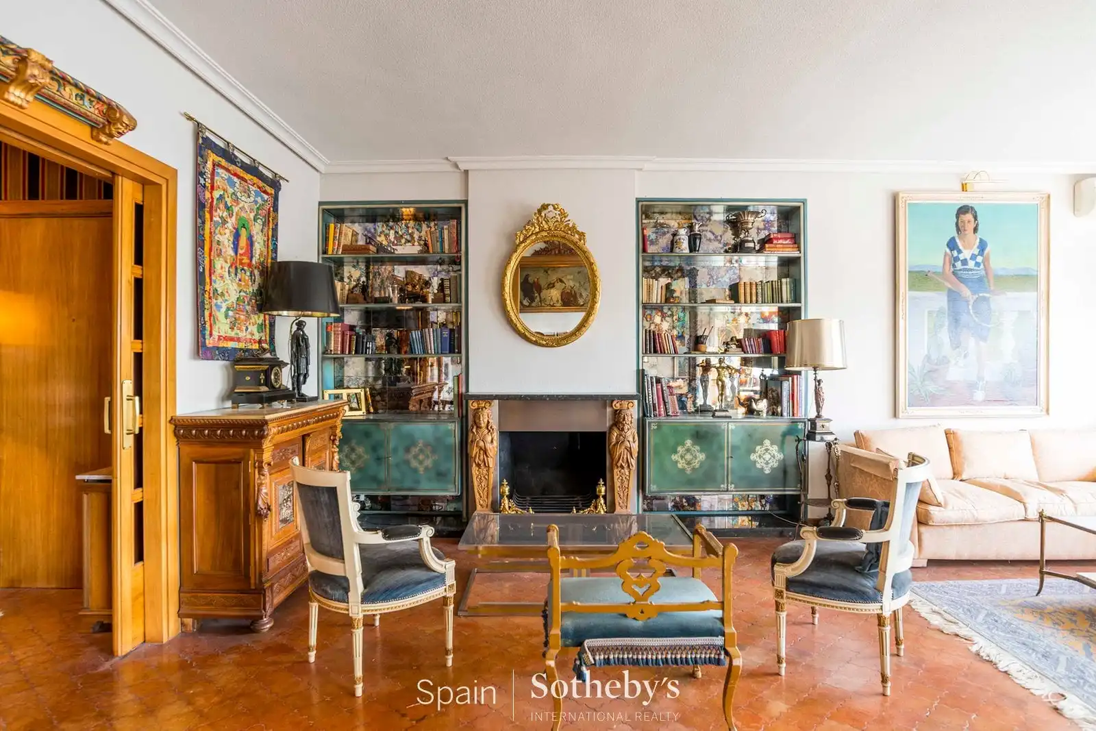 Sala de estar de Apartamento en venta en Madrid con Aire acondicionado, Calefacción y Jardín privado