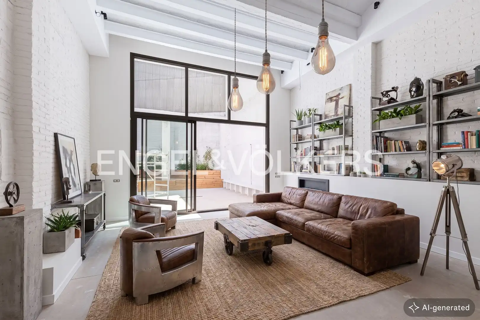 Sala de estar de Casa o chalet en venta en Barcelona con Aire acondicionado, Calefacción y Jardín privado