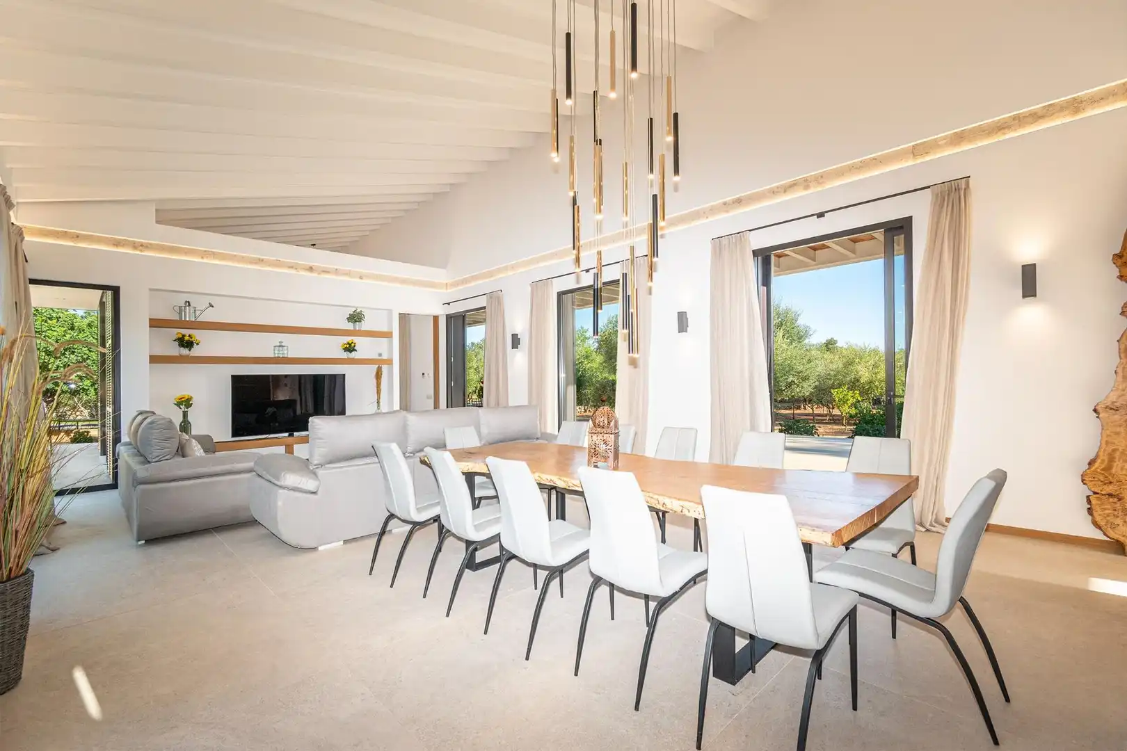 Menjador de Casa o xalet en venda en Porreres amb Aire condicionat, Jardí privat i Terrassa