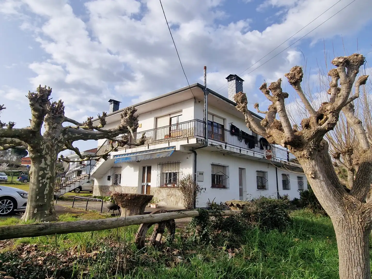 Exterior view of Houses for sale in Arzúa  with Private garden, Terrace and Furnished