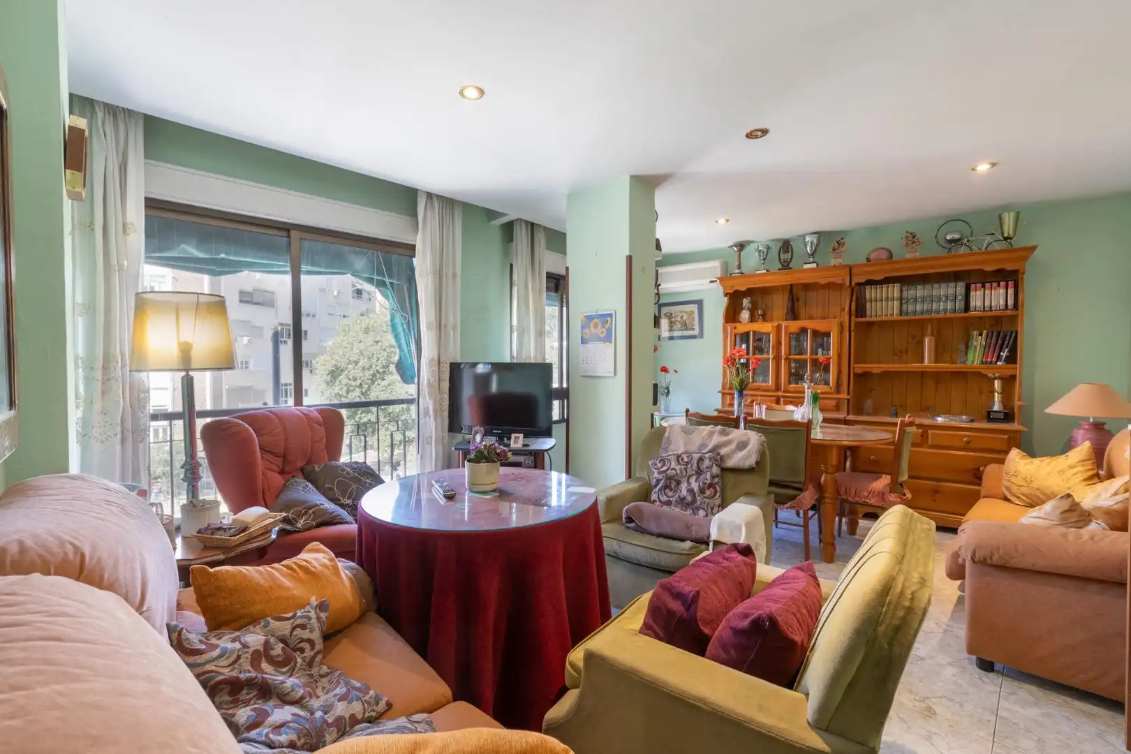 Living room of Flat for sale in Granada  with Balcony
