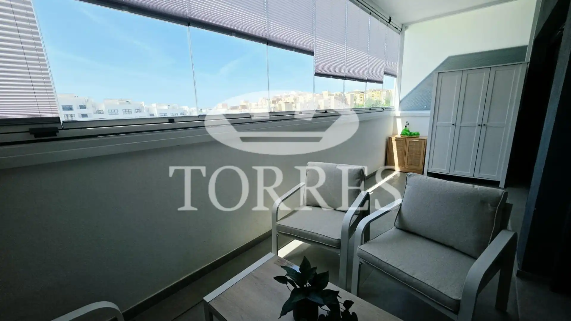Balcony of Apartments for rent in Estepona  with Air Conditioner, Terrace and Furnished