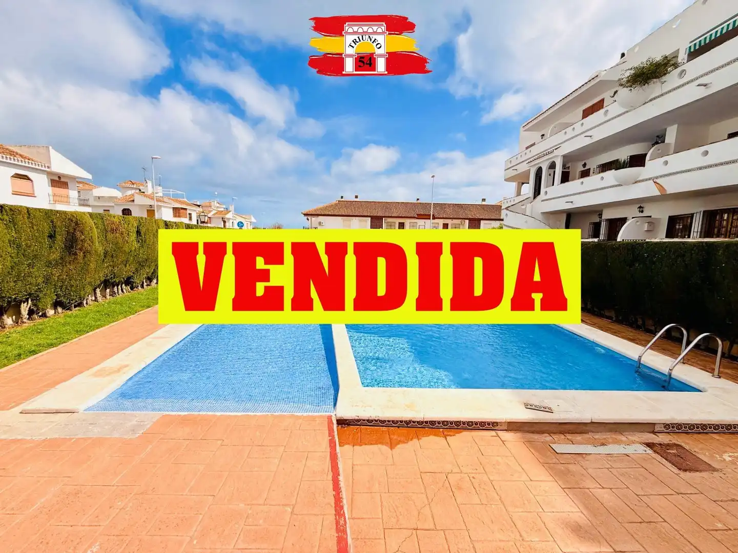 Swimming pool of Flat for sale in Pilar de la Horadada  with Air Conditioner, Furnished and Balcony