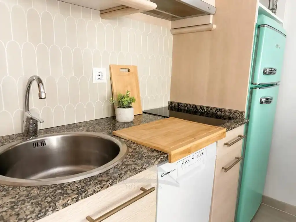 Kitchen of Apartments for sale in L'Ametlla de Mar   with Air Conditioner, Private garden and Terrace