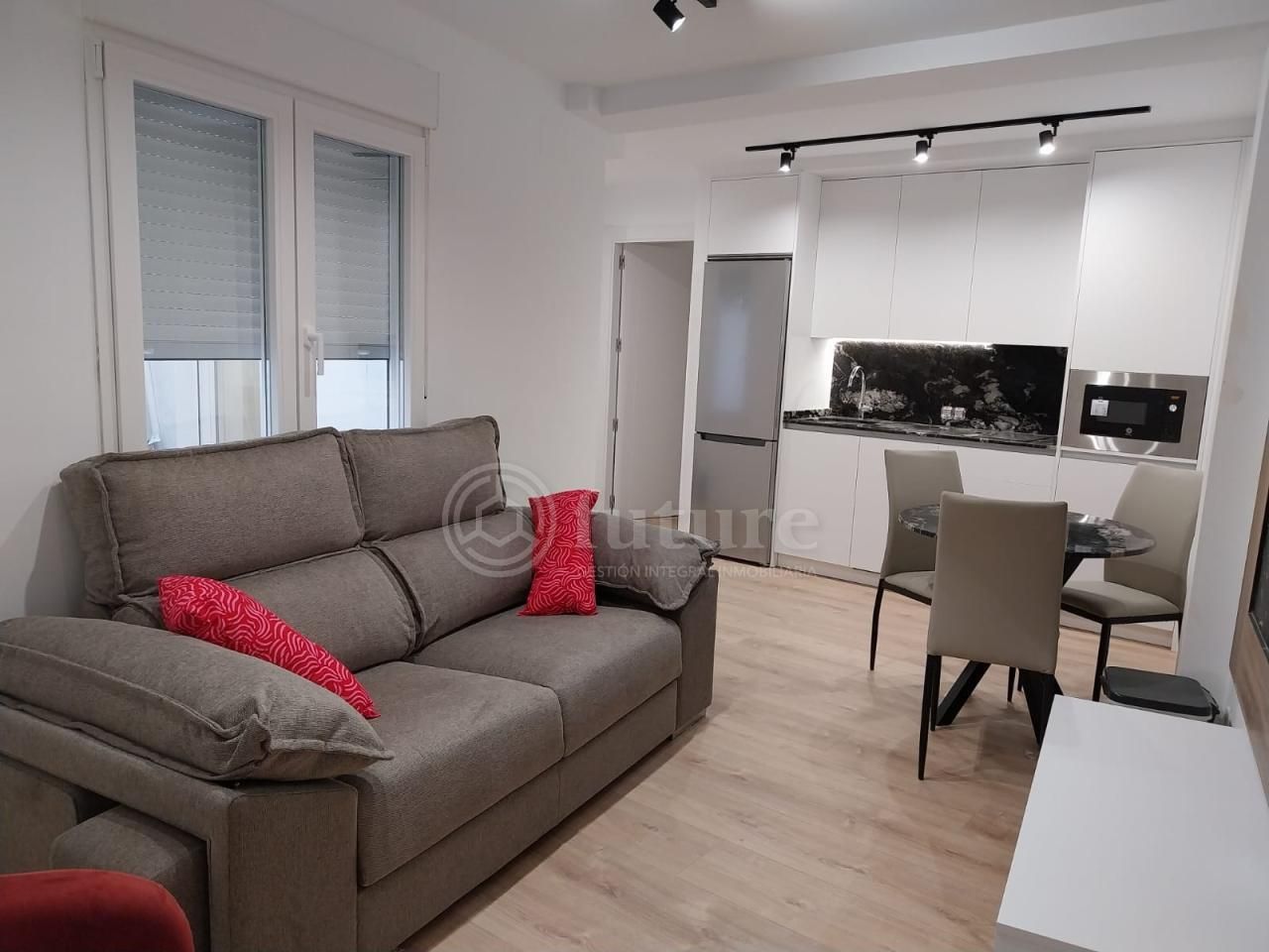 Sala d'estar de Pis de lloguer en Salamanca Capital amb Calefacció, Moblat i Balcó