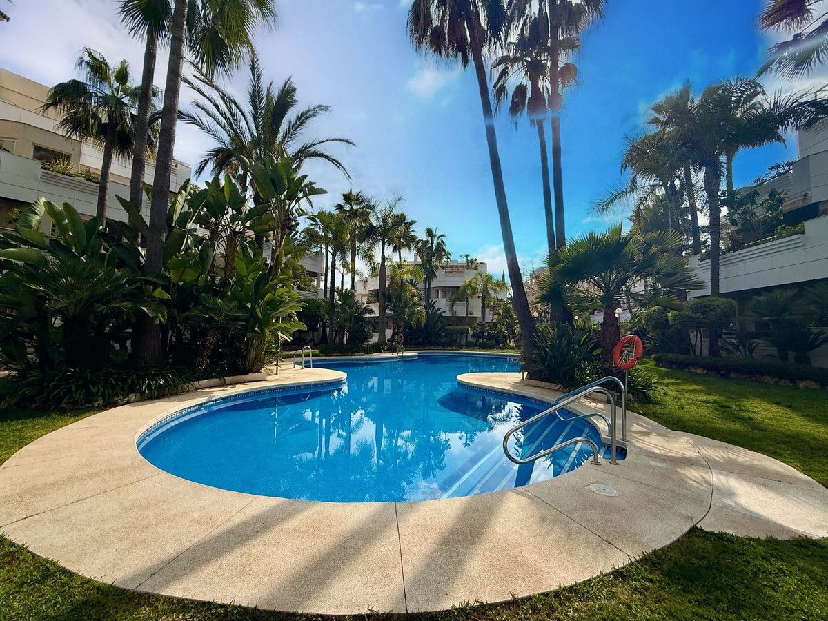Swimming pool of Attic for sale in Marbella  with Air Conditioner, Terrace and Storage room
