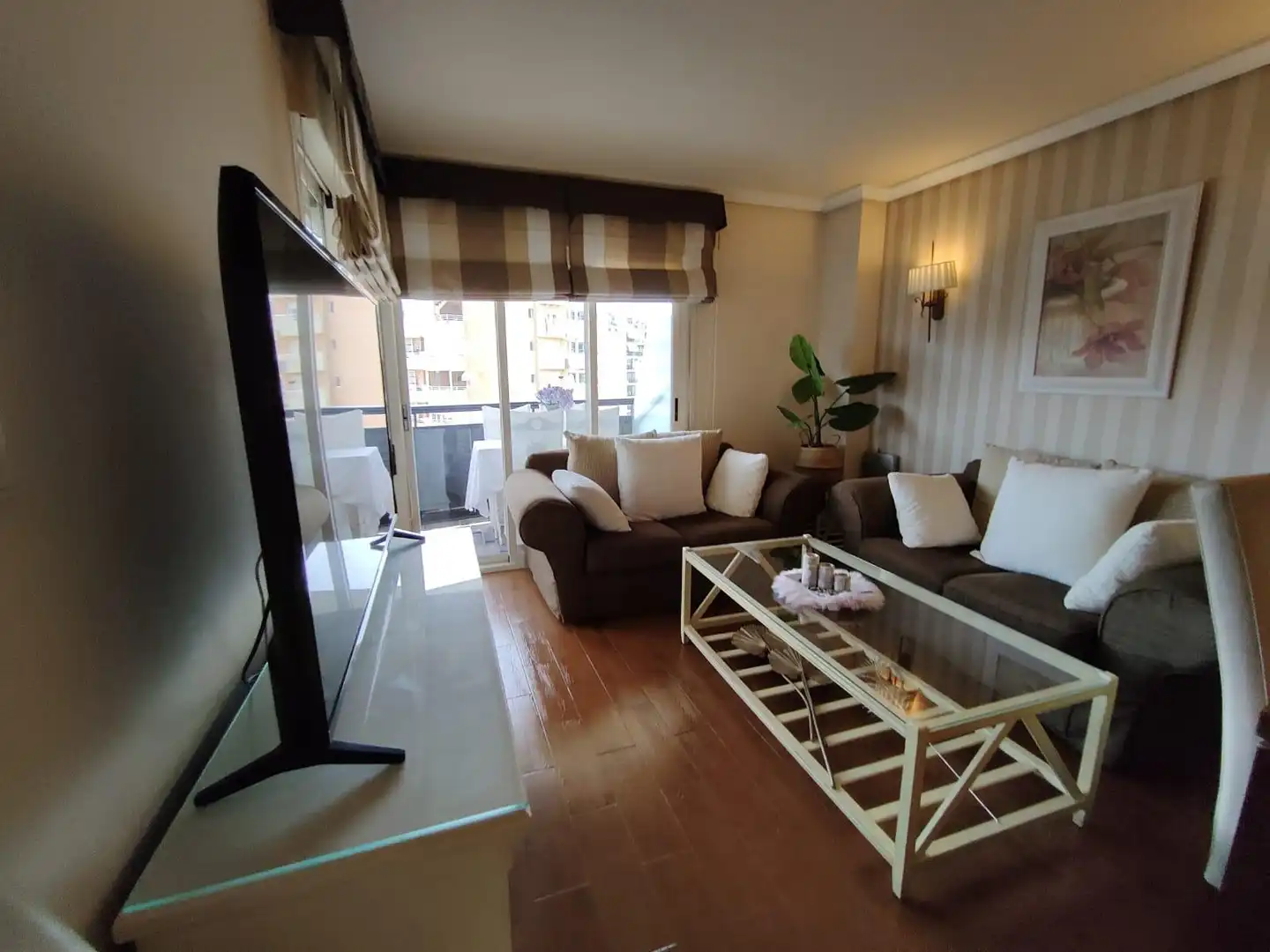 Sala d'estar de Apartament en venda en Oria amb Aire condicionat, Jardí privat i Terrassa