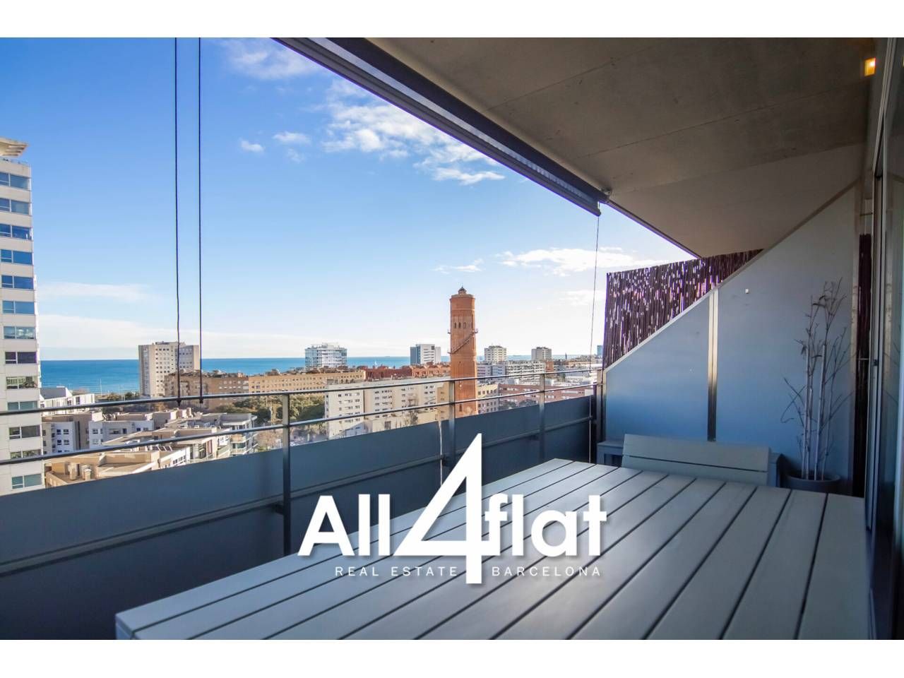 Vista exterior de Pis de lloguer en  Barcelona Capital amb Aire condicionat, Moblat i Balcó