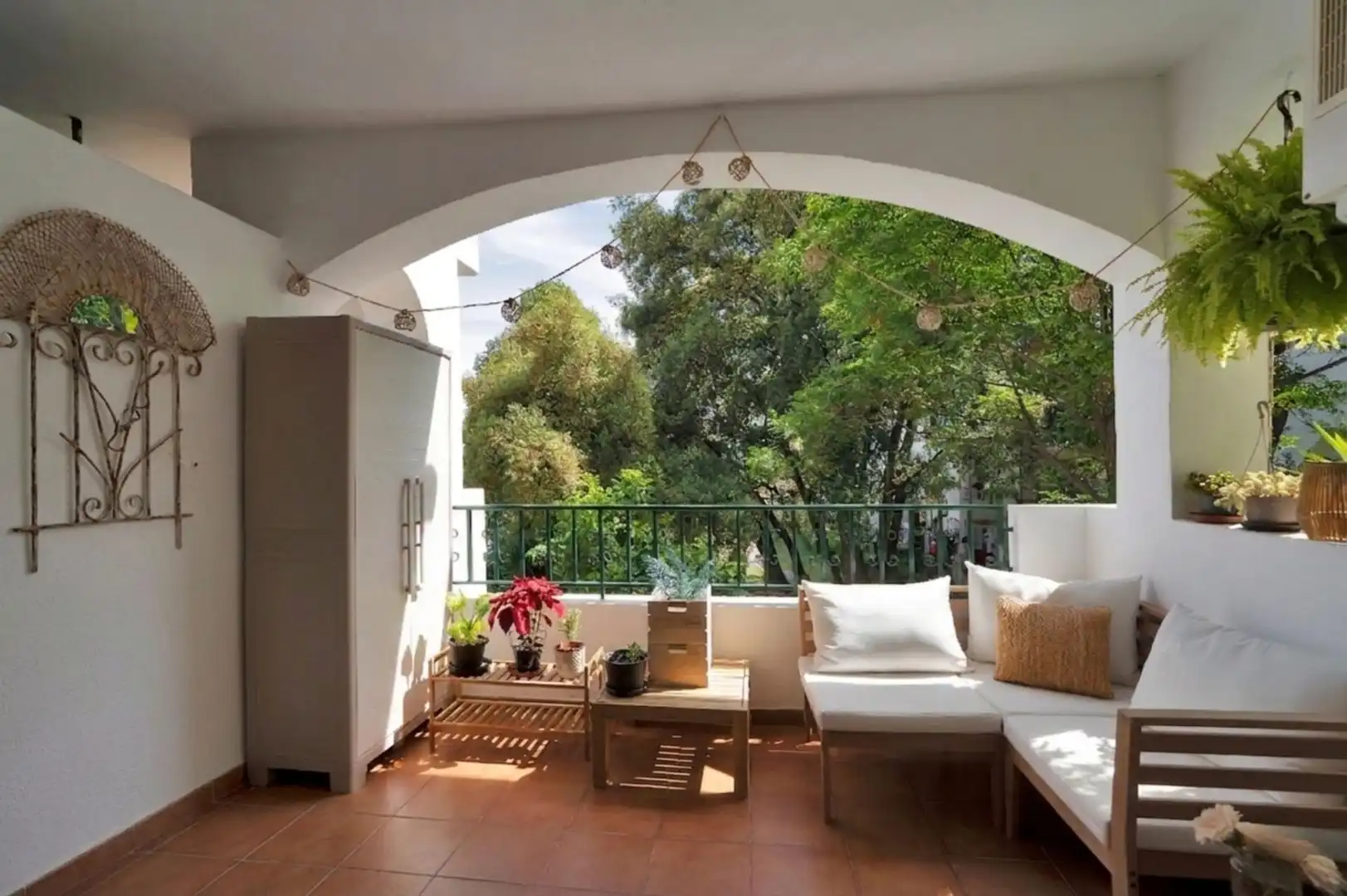 Terraza de Apartamento en venta en Marbella con Aire acondicionado, Calefacción y Jardín privado