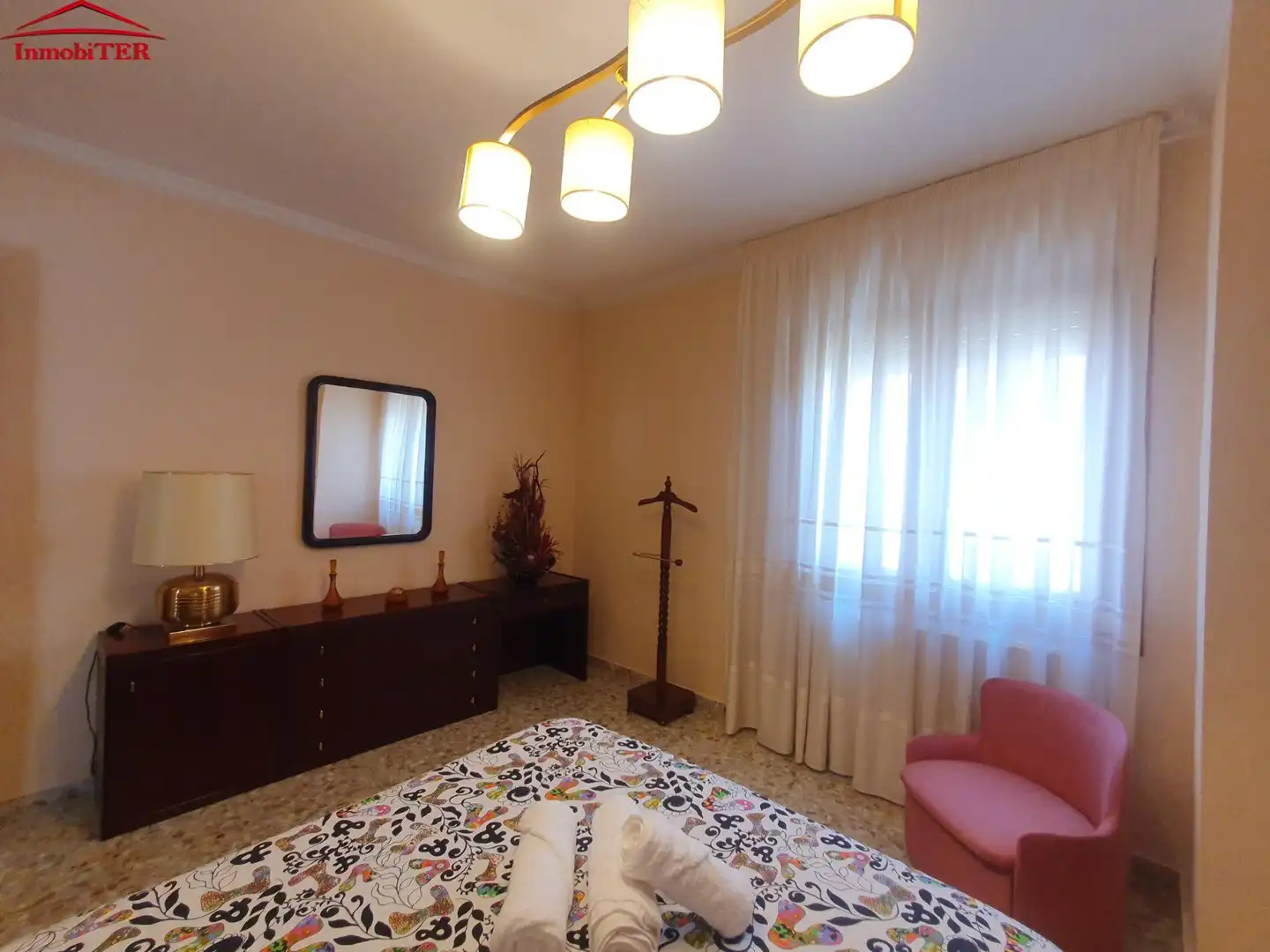Bedroom of Flat for rent in Teruel  with Heating and Balcony