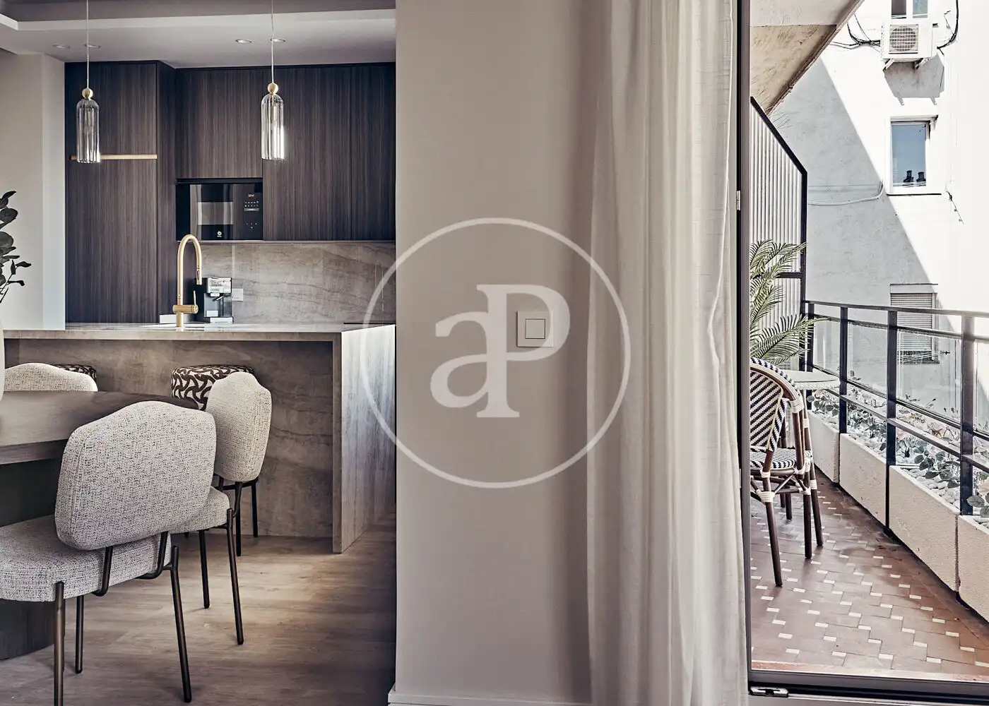 Schlafzimmer von Wohnung zum Verkauf in Madrid mit Klimaanlage, Heizung und Terrasse