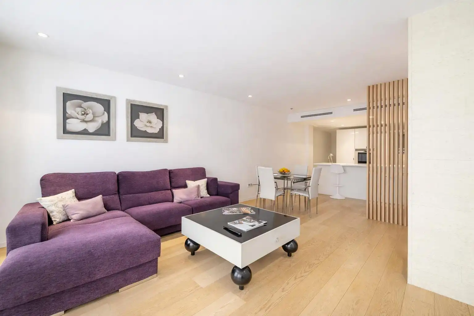 Sala d'estar de Apartament en venda en Alicante / Alacant amb Aire condicionat, Calefacció i Parquet