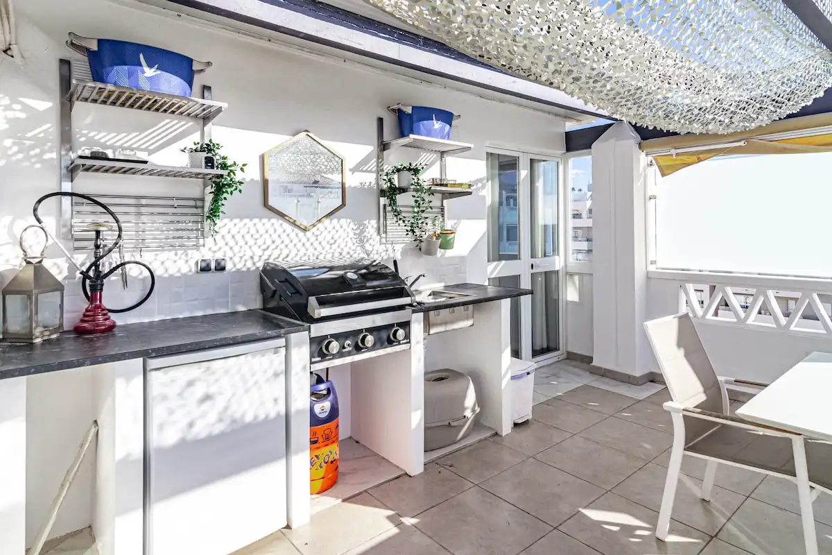 Terrassa de Àtic de lloguer en Marbella amb Aire condicionat, Calefacció i Terrassa