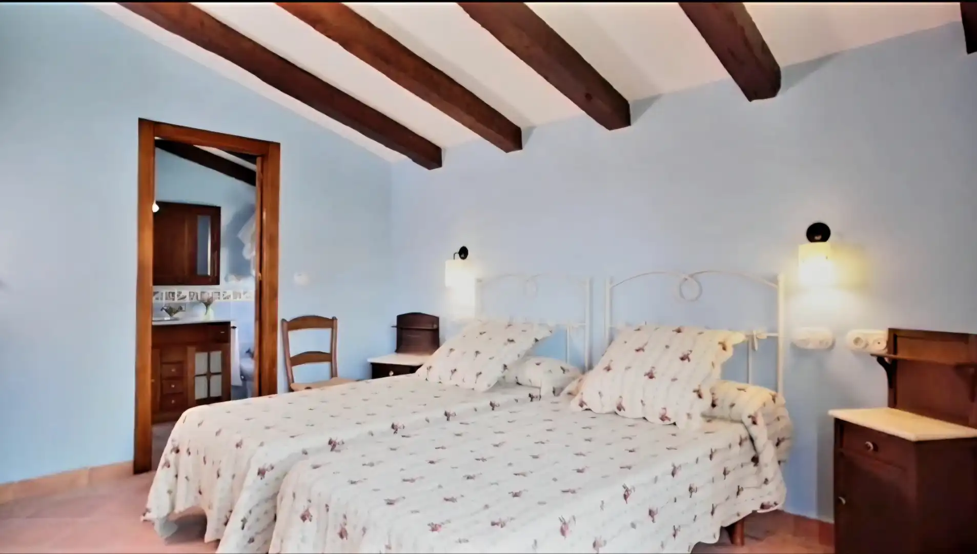 Schlafzimmer von Country house zum Verkauf in Vélez-Blanco mit Klimaanlage, Heizung und Privatgarten