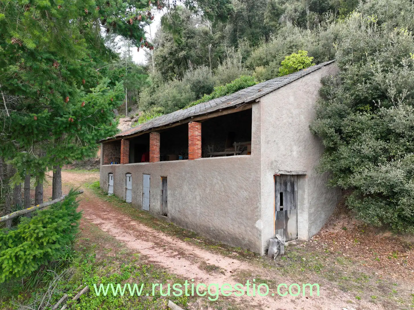 Vista exterior de Finca rústica en venta en Sant Hilari Sacalm con Jardín privado y Balcón