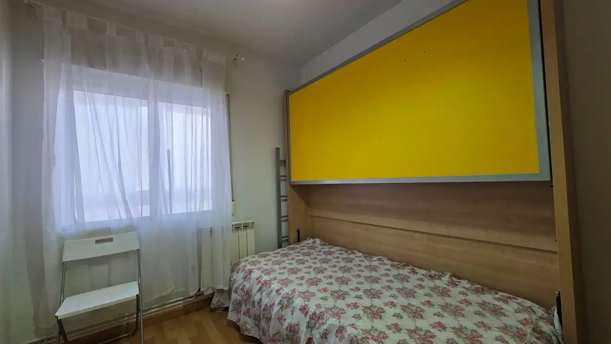 Bedroom of Flat for rent in Madrid  with Heating, Terrace and Furnished