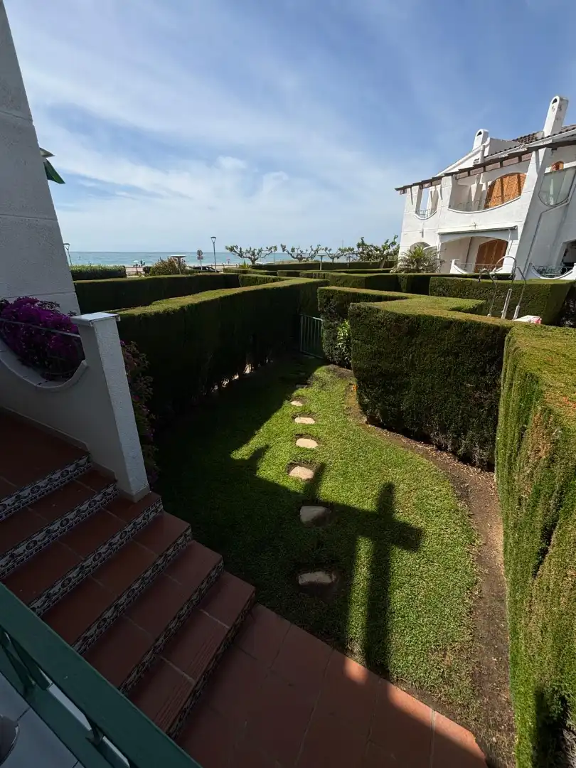 Jardín de Casa adosada en venta en Vandellòs i l'Hospitalet de l'Infant con Aire acondicionado, Jardín privado y Terraza
