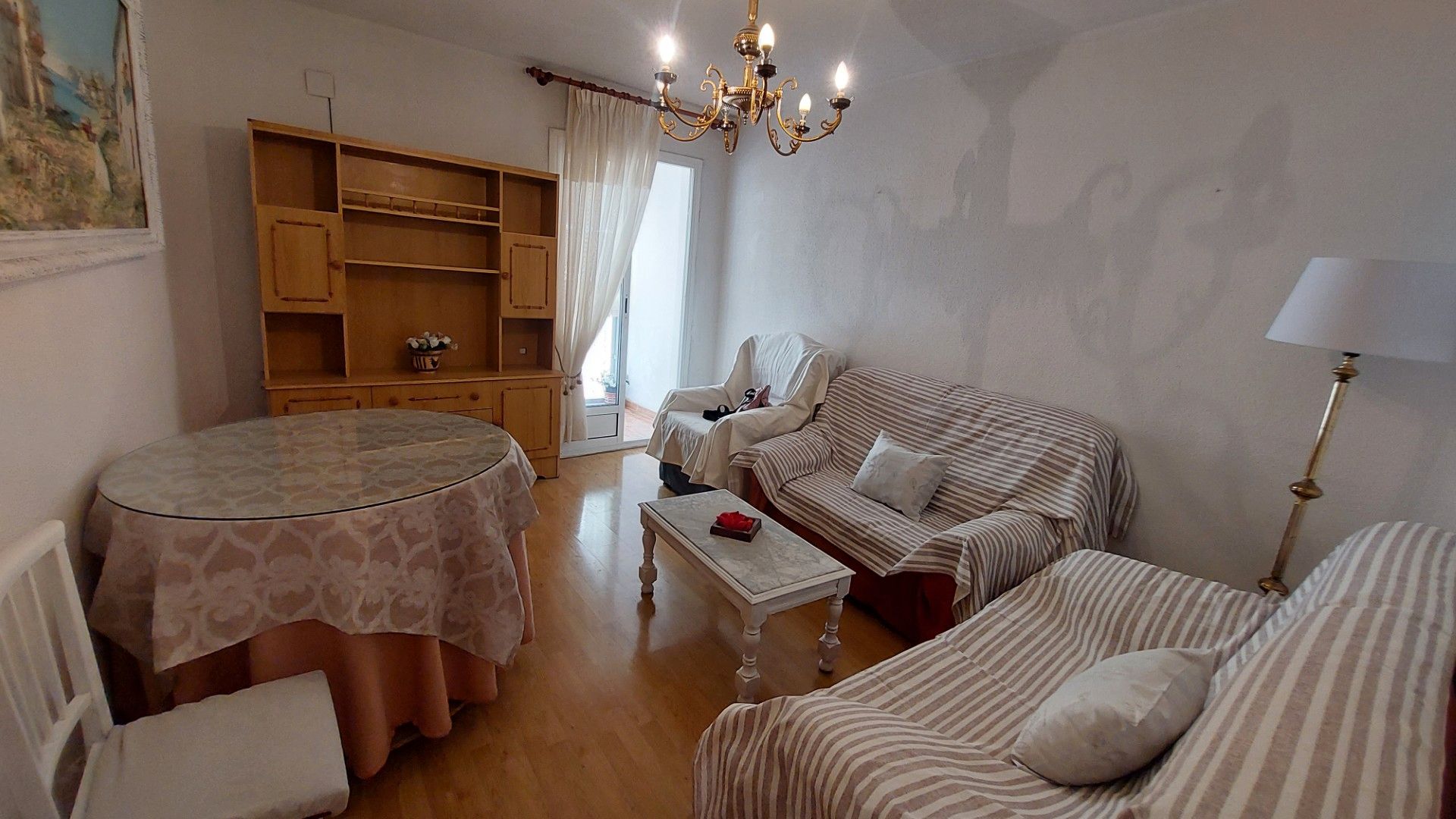 Living room of Flat to rent in Plasencia  with Furnished