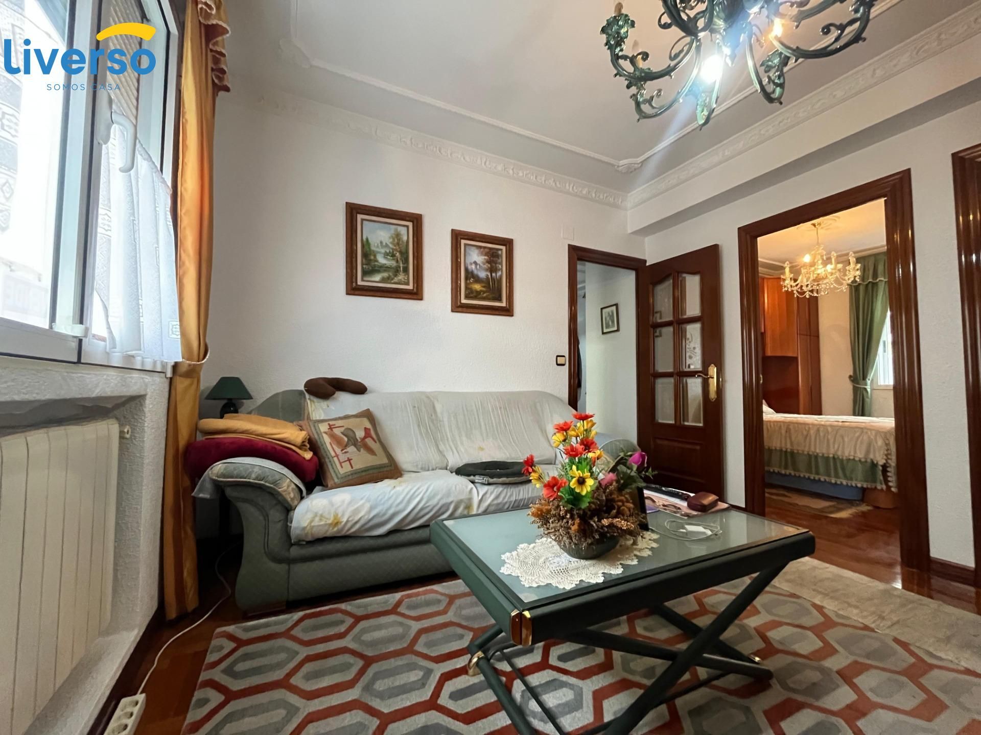 Sala d'estar de Pis en venda en Burgos Capital amb Calefacció