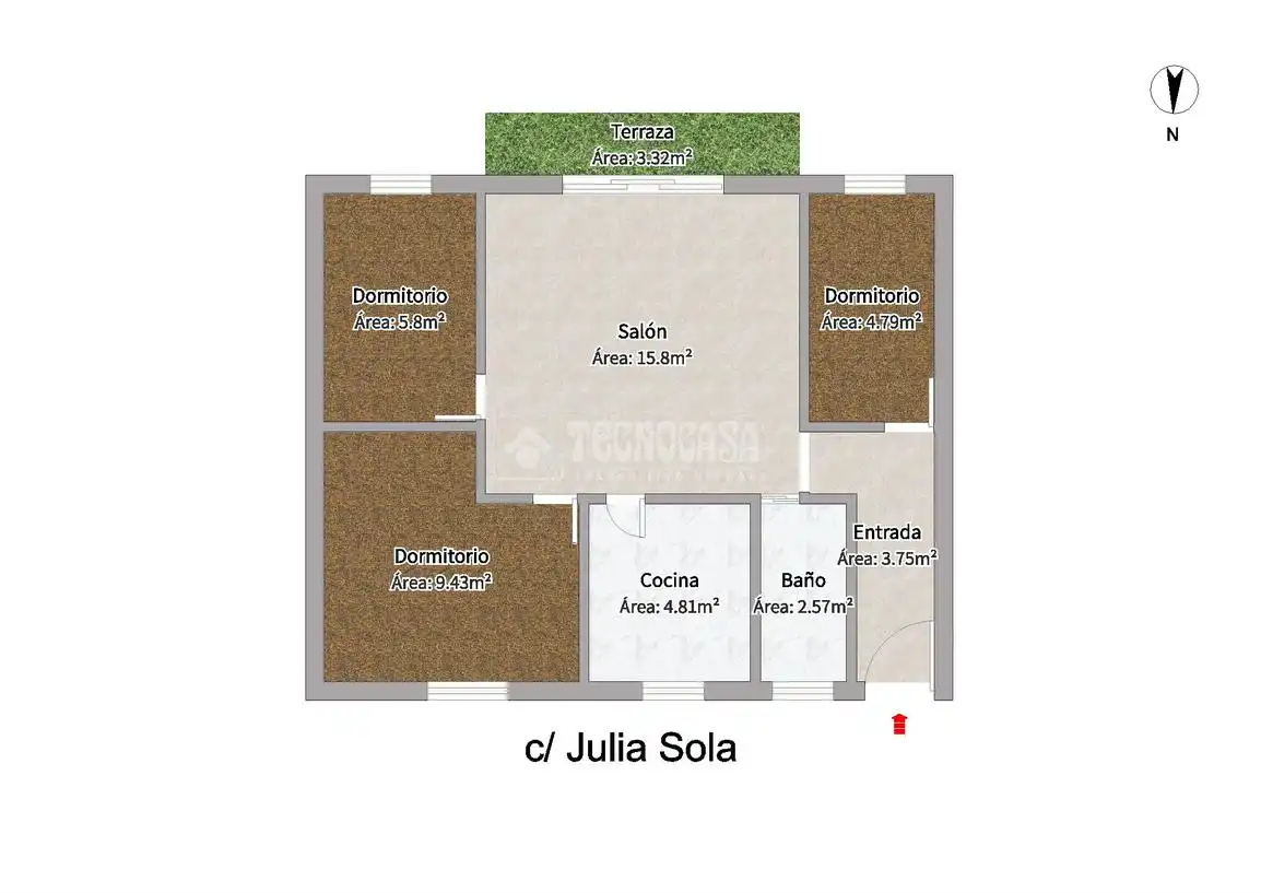 Piso en venta en Madrid con Aire acondicionado, Calefacción y Terraza