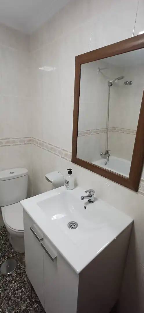 Baño de Piso de alquiler en Málaga con Amueblado