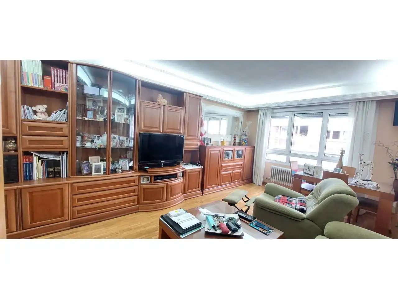 Wohnzimmer von Wohnung zum Verkauf in Villaquilambre mit Heizung und Balkon