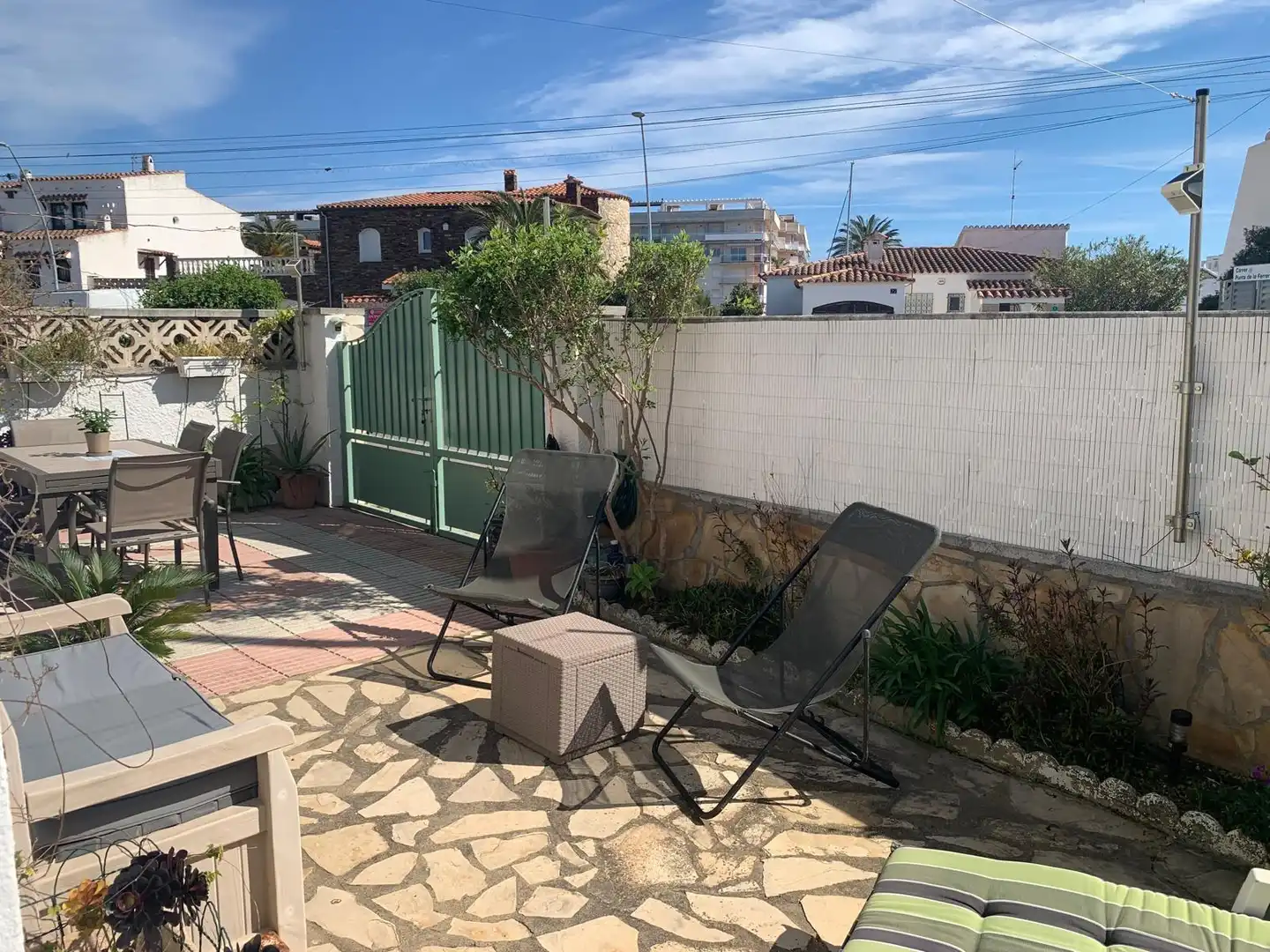 Terraza de Casa adosada en venta en Roses con Aire acondicionado, Calefacción y Jardín privado