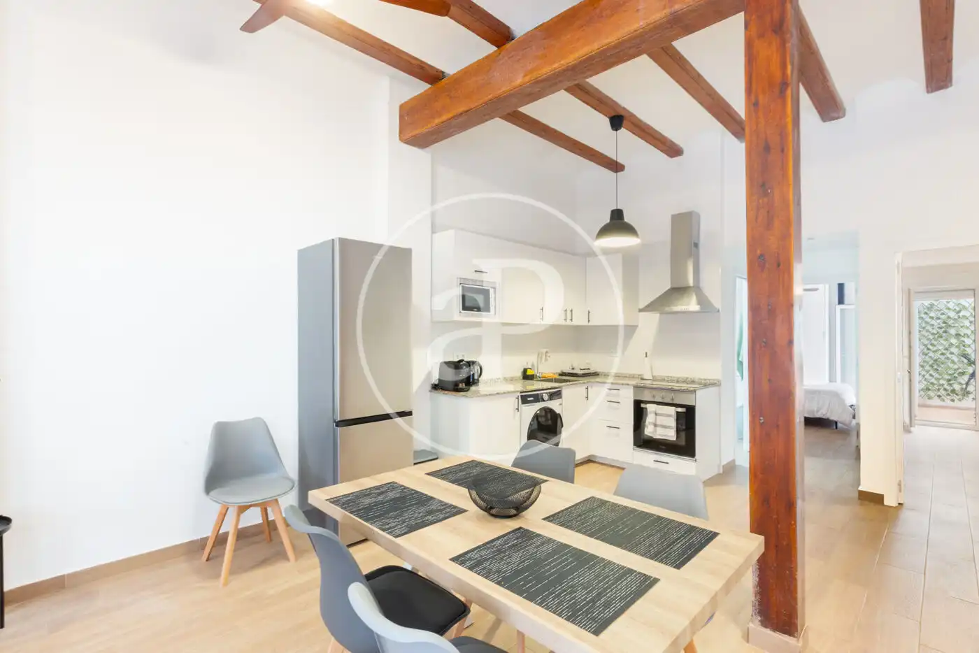 Kitchen of Flat for sale in Valencia  with Heating, Terrace and Furnished