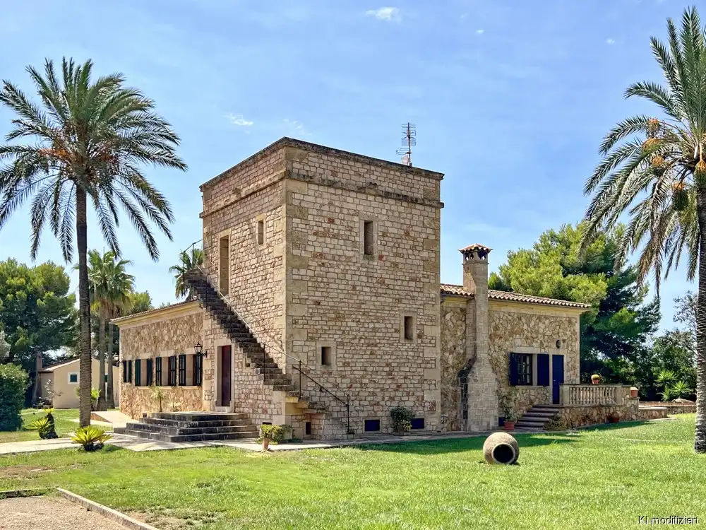 Exterior view of Houses for sale in Ses Salines  with Air Conditioner, Heating and Terrace