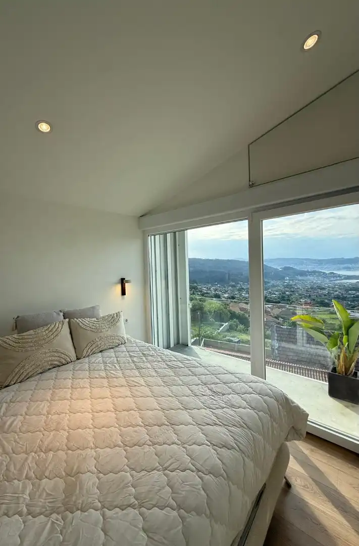 Habitación de Casa o chalet de alquiler en Moaña con Aire acondicionado, Calefacción y Jardín privado