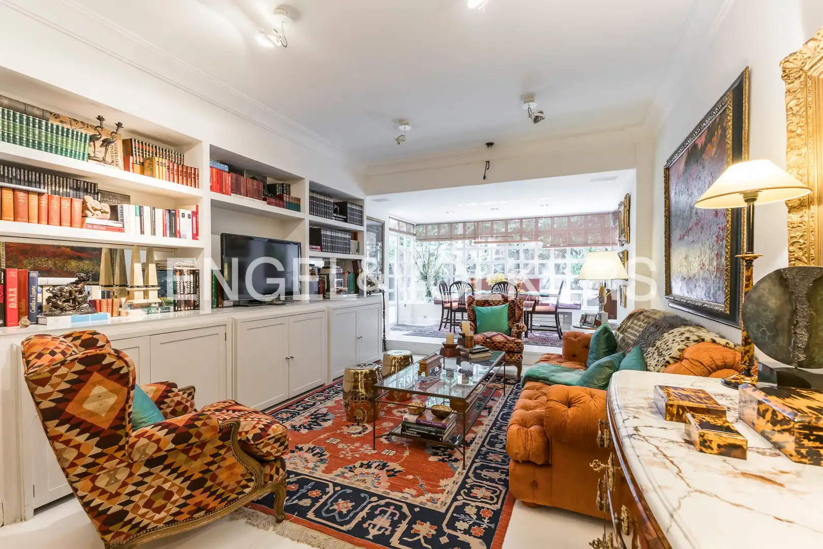 Living room of Flat for sale in Madrid  with Air Conditioner, Heating and Private garden
