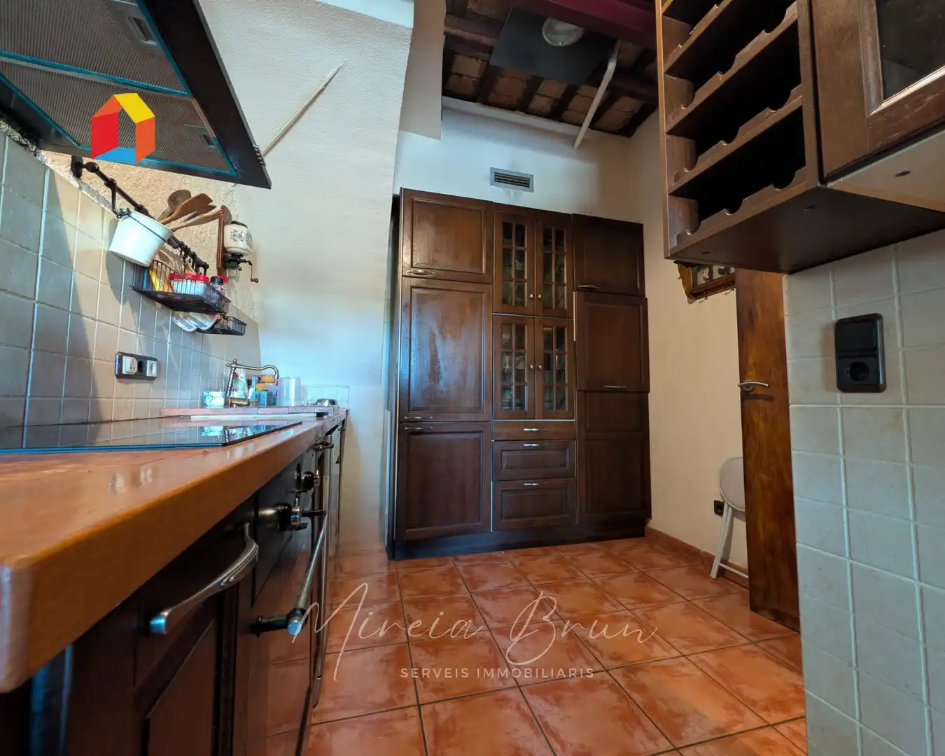 Cocina de Casa adosada en venta en Seva con Calefacción