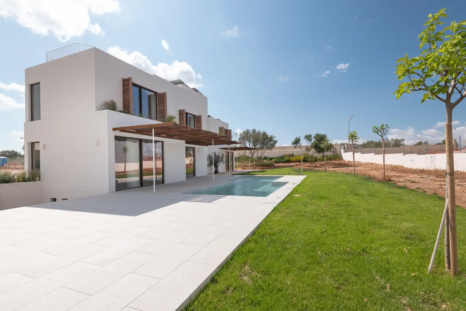 Vista exterior de Casa o xalet en venda en  Palma de Mallorca amb Aire condicionat, Calefacció i Jardí privat