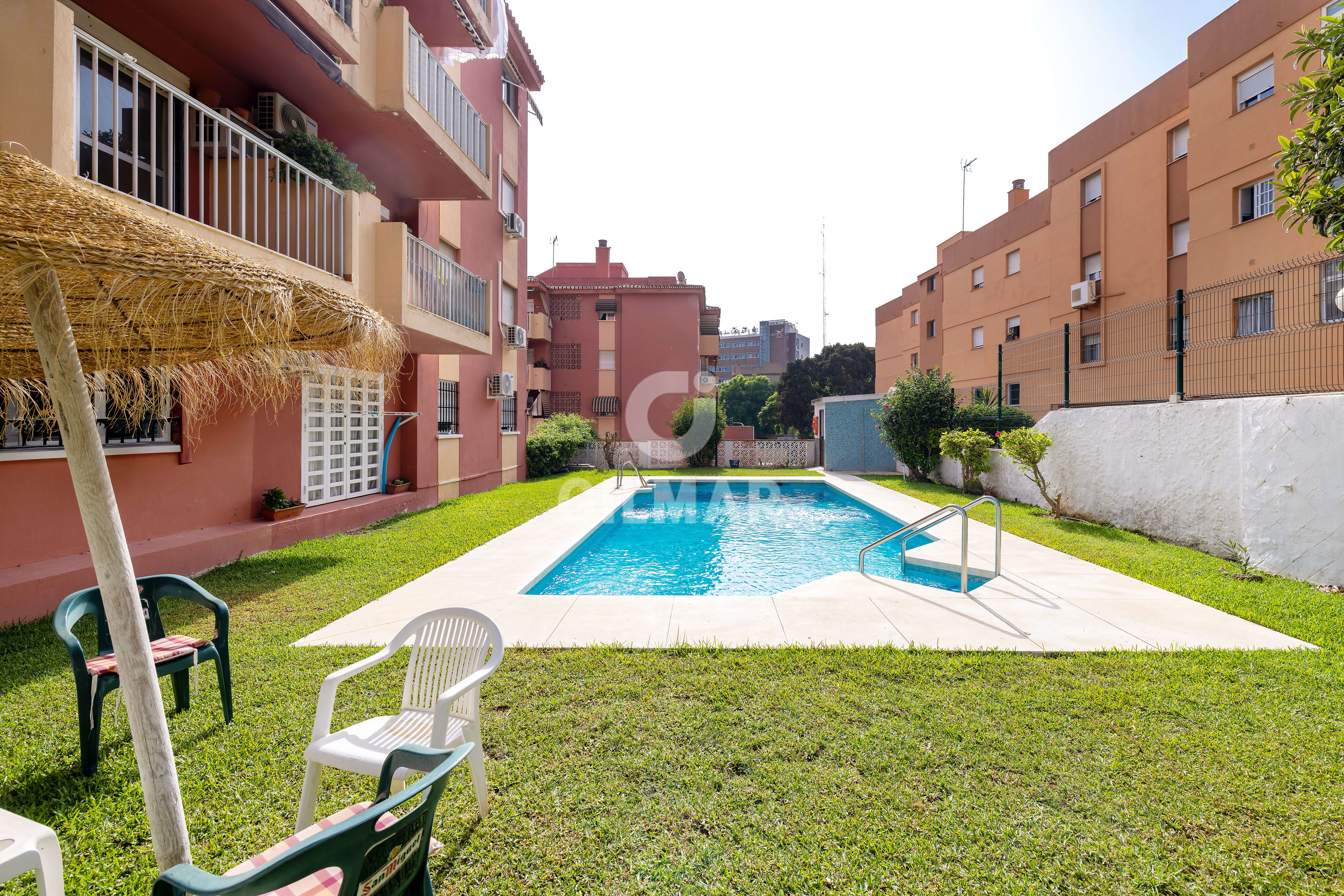 Swimming pool of Flat for sale in Torremolinos  with Heating and Swimming Pool