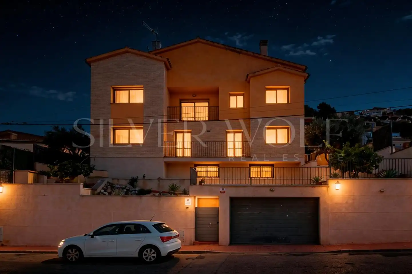 Vista exterior de Casa o xalet en venda en Sitges amb Calefacció, Jardí privat i Terrassa