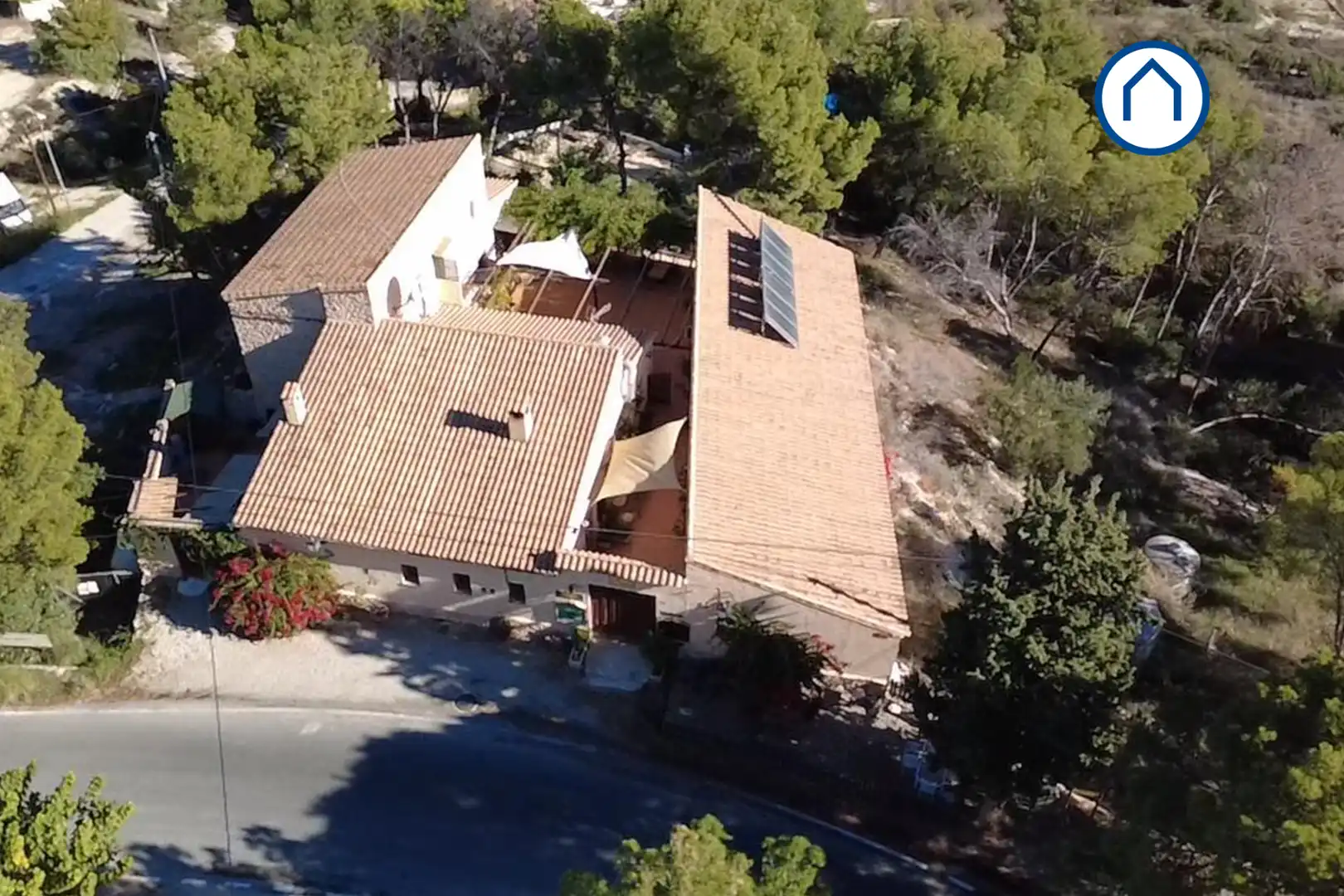 Vista exterior de Finca rústica en venda en Alhama de Murcia amb Aire condicionat, Calefacció i Jardí privat