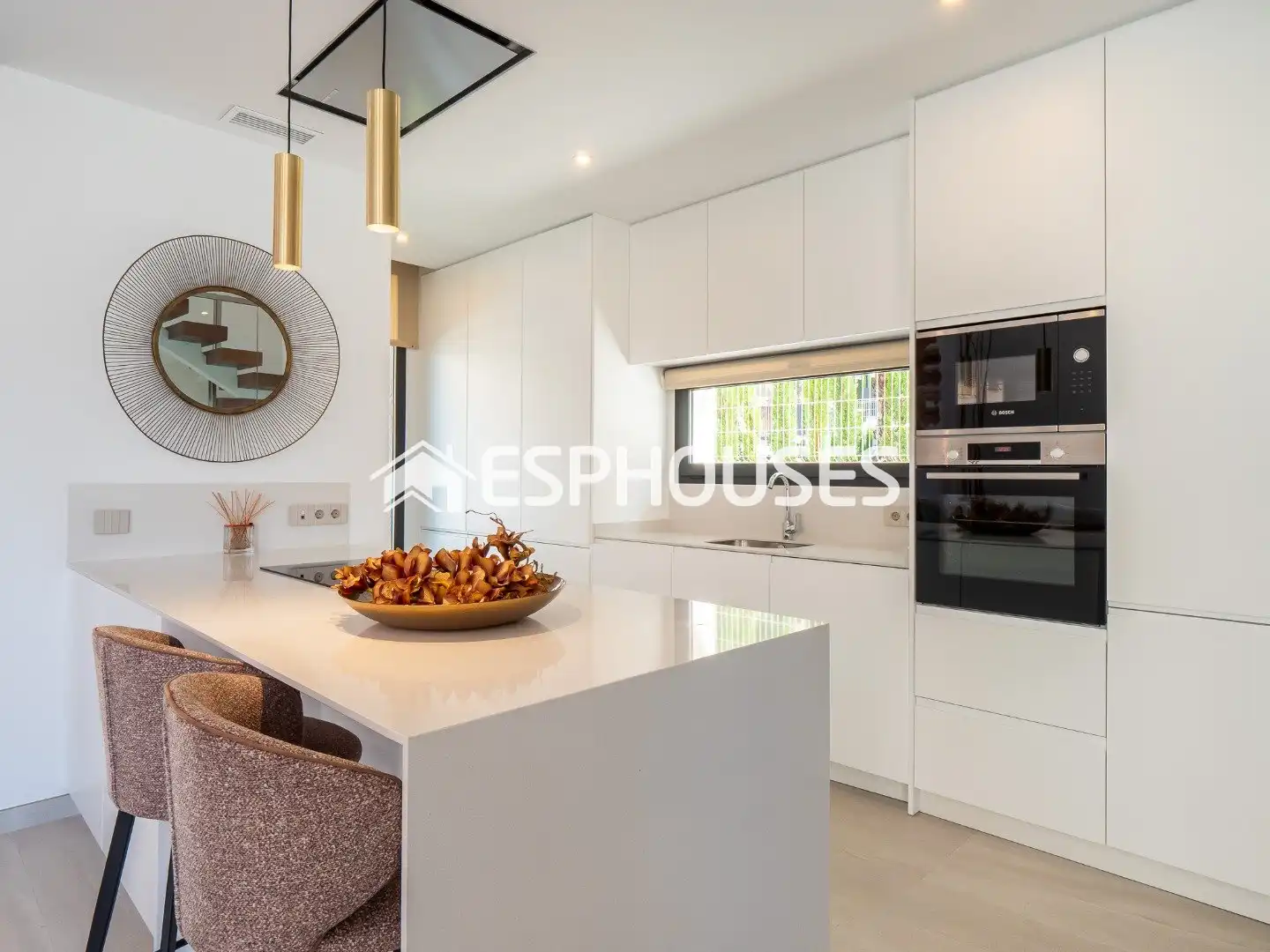 Kitchen of Houses for sale in Finestrat  with Air Conditioner, Terrace and Swimming Pool