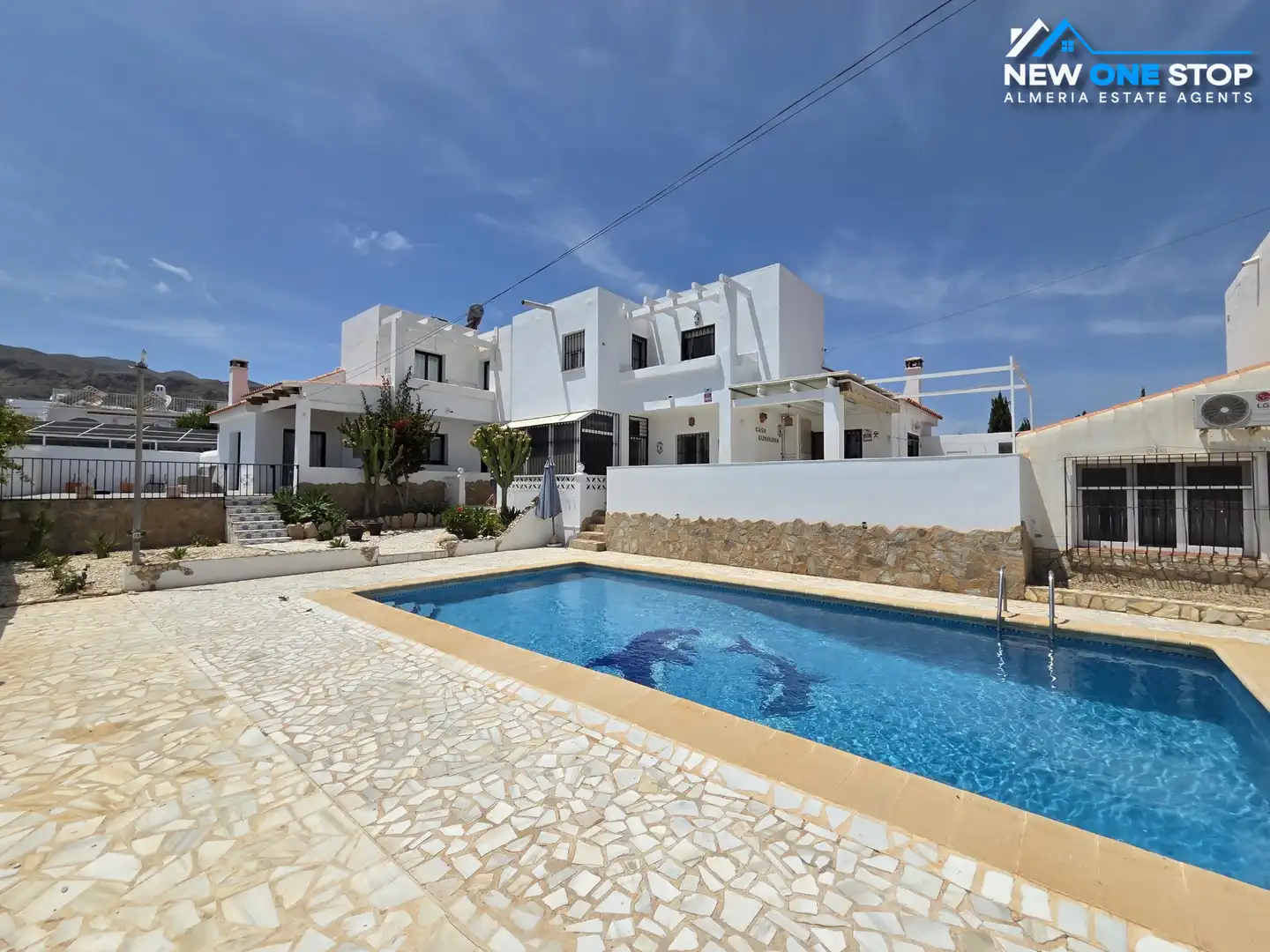 Exterior view of Houses for sale in Mojácar  with Air Conditioner, Terrace and Storage room