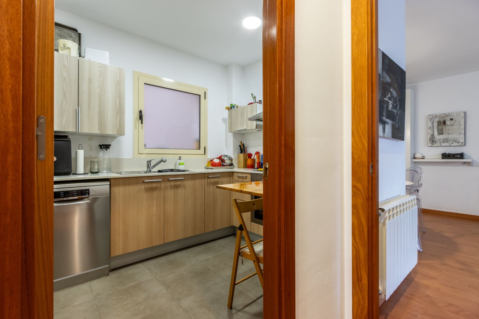 Kitchen of Flat for sale in Castellar del Vallès  with Heating, Parquet flooring and Storage room
