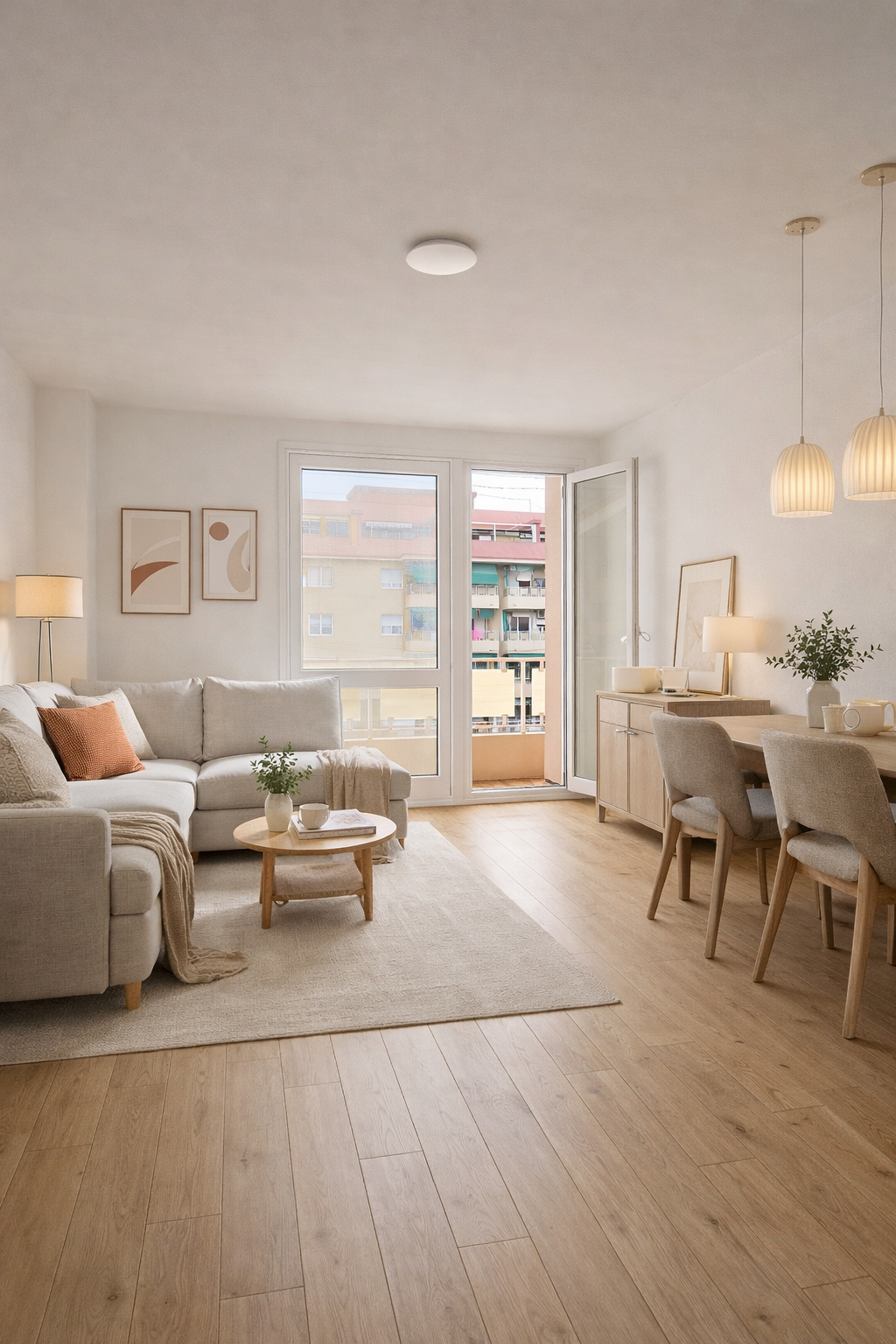 Sala de estar de Piso en venta en Granollers con Terraza