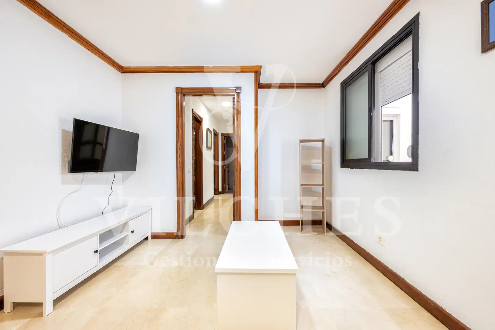 Wohnzimmer von Wohnung zur Miete in Arucas mit Parkett, Möbliert und Waschmaschine