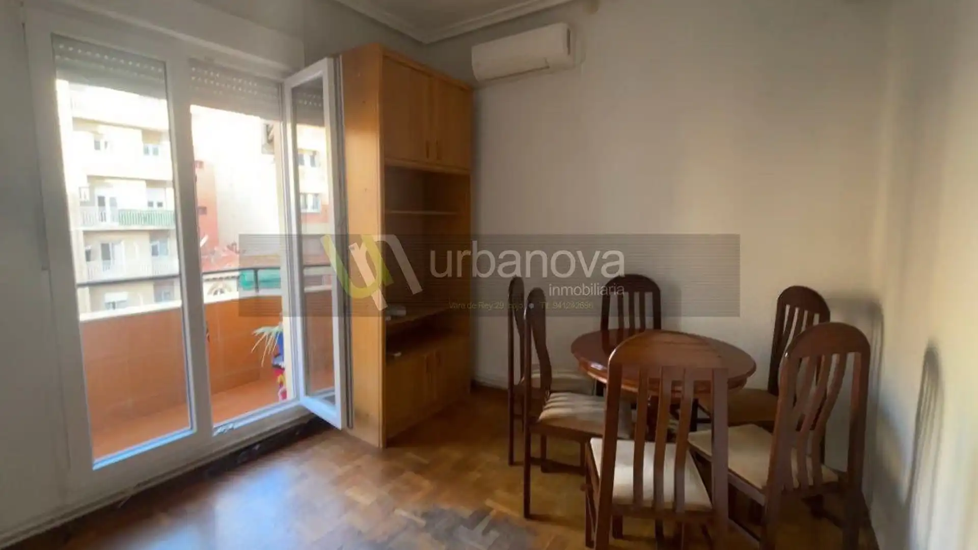 Bedroom of Flat for sale in  Logroño  with Heating, Parquet flooring and Balcony