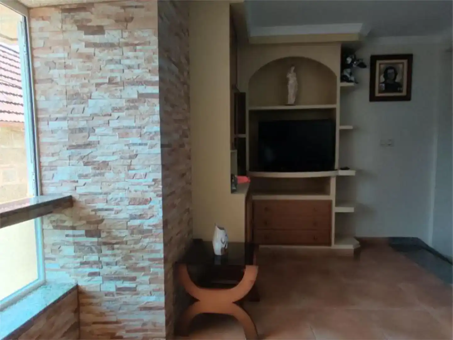 Living room of Flat for rent in Moaña  with Balcony
