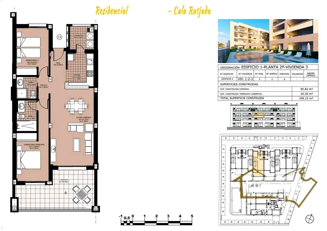 Flat for sale in Capdepera  with Air Conditioner, Private garden and Storage room