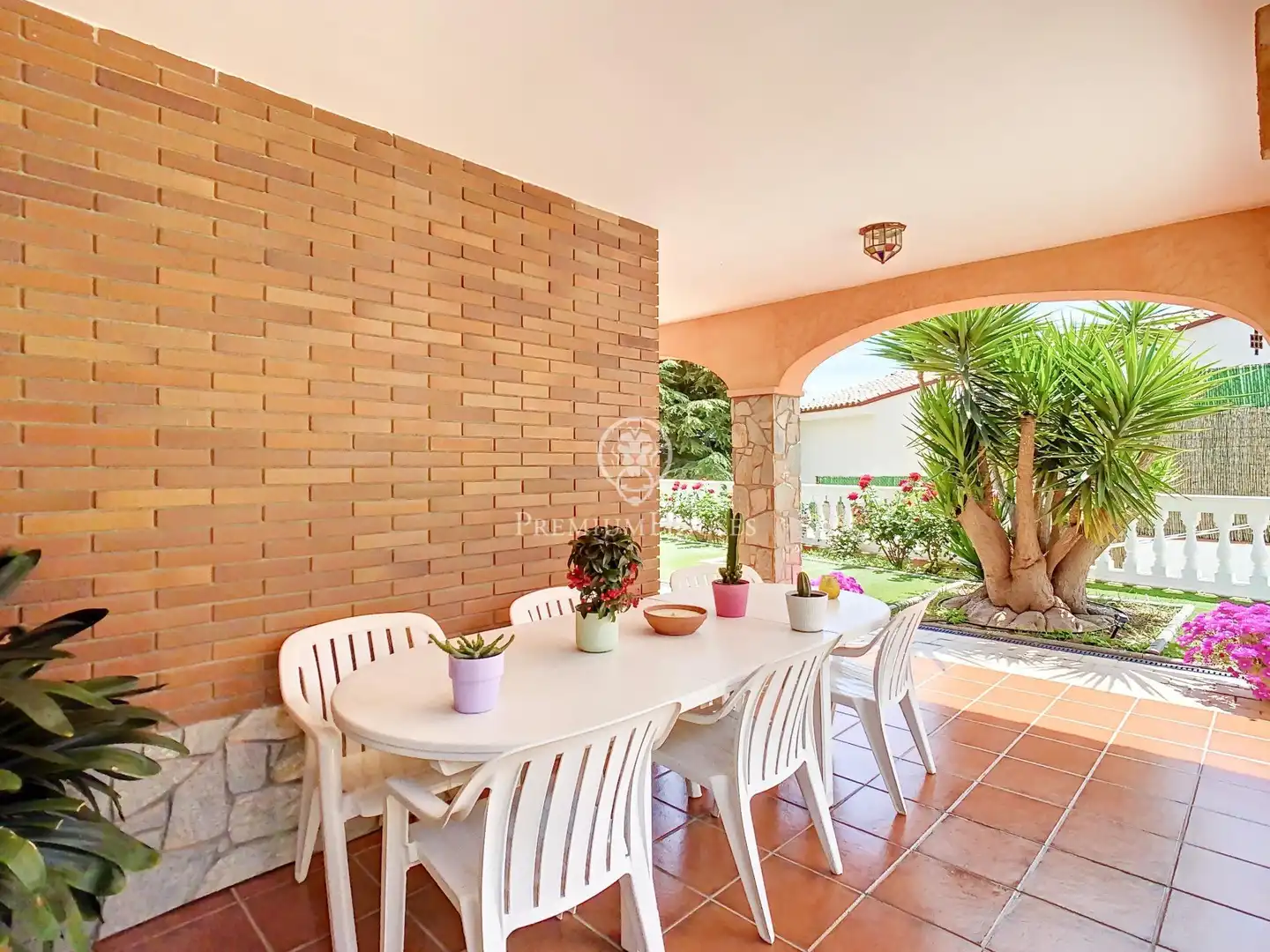 Terraza de Casa o chalet en venta en Badalona con Aire acondicionado, Calefacción y Jardín privado