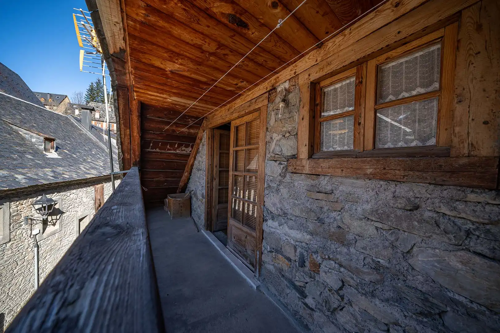 Exterior view of Detached homes for sale in Naut Aran  with Heating, Parquet flooring and Furnished